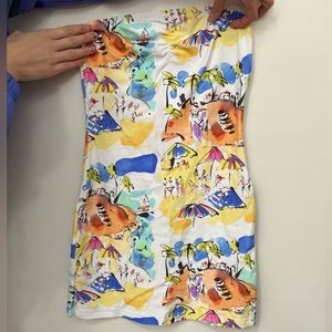 Frankie’s Bikinis Terrycloth Santorini Medium Dress
